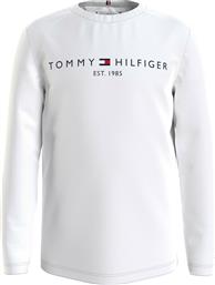 Tommy Hilfiger Παιδική Χειμερινή Μπλούζα Μακρυμάνικη Λευκή από το Modivo