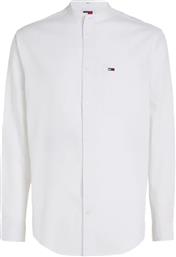 Tommy Jeans Shirt Linen Mao Blend Ss Λευκο Dm0dm18964-ybr από το Altershops