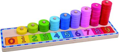Tooky Toys Εκπαιδευτικό Παιχνίδι Άβακας Αριθμητήριο από Ξύλο για 2+ Ετών