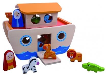 Tooky Toys Κιβωτός του Νώε από Ξύλο για 24+ Μηνών (Διάφορα Σχέδια) 1τμχ