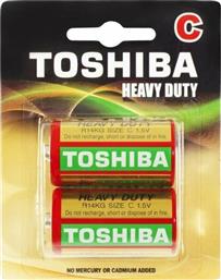 Toshiba Heavy Duty Μπαταρίες Zinc C 1.5V 2τμχ από το Plus4u