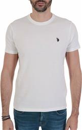 U.S. Polo Assn. Ανδρικό T-shirt Λευκό με Λογότυπο