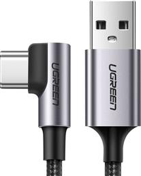 Ugreen Angle (90°) / Braided USB 2.0 Cable USB-C male - USB-A male Μαύρο 1m (50941) από το e-shop