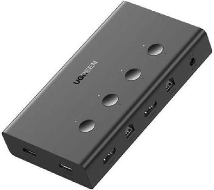 Ugreen CM293 KVM Switch 4 port USB/HDMI 70439 από το e-shop