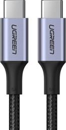 Ugreen USB 2.0 Cable USB-C male - USB-C 100W Μαύρο 1m (70427) από το e-shop