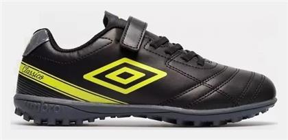 Umbro Παιδικά Ποδοσφαιρικά Παπούτσια Classico με Σχάρα Black / Safety Yelllow / Carbon