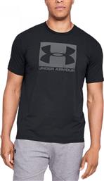 Under Armour Boxed Sportstyle Ανδρικό Αθλητικό T-shirt Κοντομάνικο Μαύρο από το Outletcenter