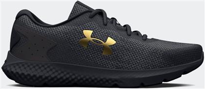 Under Armour Charged Rogue 3 Ανδρικά Αθλητικά Παπούτσια Running Μαύρα