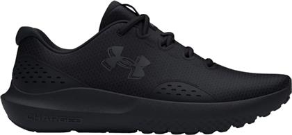 Under Armour Charged Surge 4 Ανδρικά Αθλητικά Παπούτσια Running Μαύρα από το Outletcenter