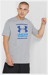 Under Armour GL Foundation Αθλητικό Ανδρικό T-shirt Γκρι με Λογότυπο από το MybrandShoes