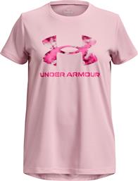 Under Armour Παιδική Καλοκαιρινή Μπλούζα Κοντομάνικη Ροζ από το Cosmos Sport