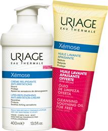 Uriage Xemose Replenishing Anti-Irritation Cream & Cleans Σετ Περιποίησης με Κρέμα Προσώπου από το Pharm24