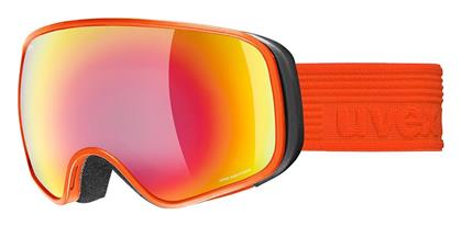 Uvex Scribble Fm Μάσκα Σκι & Snowboard Ενηλίκων με Φακό σε Πορτοκαλί Χρώμα