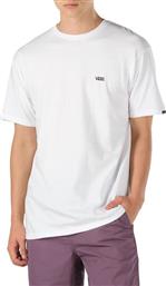Vans Ανδρικό T-shirt Λευκό Μονόχρωμο από το Zakcret Sports