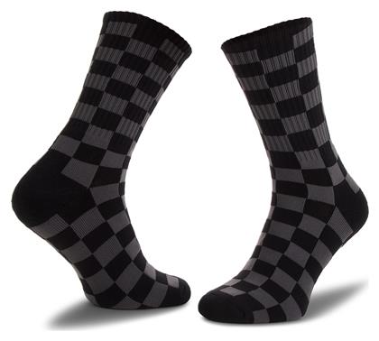 Vans Checkerboard Crew Ανδρικές Κάλτσες με Σχέδια Μαύρες
