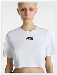 Vans Γυναικείο Crop T-shirt Λευκό από το Modivo