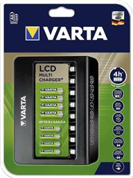 Varta LCD Multi Charger+ 8 Μπαταριών Ni-MH Μεγέθους AA/AAA από το Public
