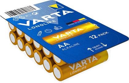 Varta LongLife Αλκαλικές Μπαταρίες AAA 1.5V 12τμχ από το Public