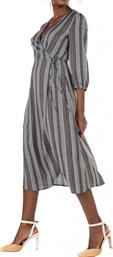 Vero Moda Midi All Day Φόρεμα Κρουαζέ Γκρι από το Plus4u
