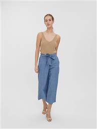 Vero Moda Γυναικείο Υφασμάτινο Capri Παντελόνι Medium Blue από το Plus4u