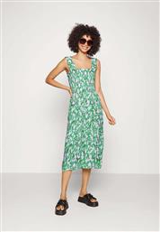 Vero Moda Καλοκαιρινό Midi Φόρεμα Πράσινο