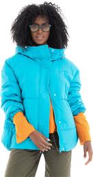 Vero Moda Κοντό Γυναικείο Puffer Μπουφάν για Χειμώνα Γαλάζιο από το Plus4u