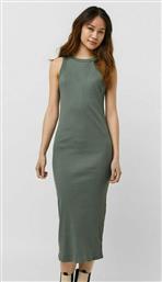 Vero Moda Midi Καλοκαιρινό All Day Φόρεμα Μακό Green/Laurel Wreath