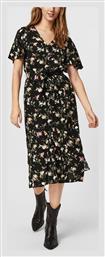 Midi Σεμιζιέ Φόρεμα Black floral Vero Moda από το Plus4u