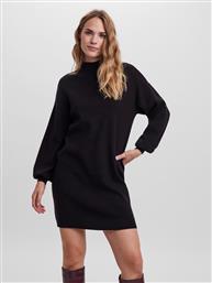 Vero Moda Mini All Day Φόρεμα Πλεκτό Μαύρο από το Plus4u