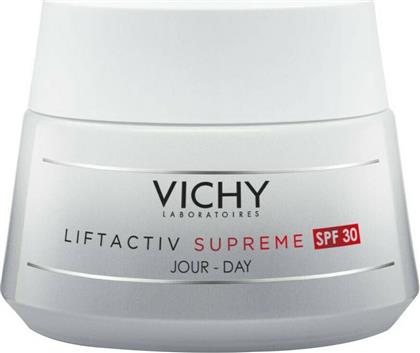 Vichy Liftactiv Supreme Ενυδατική & Αντιγηραντική Κρέμα Προσώπου Ημέρας με SPF30 με Υαλουρονικό Οξύ 50ml