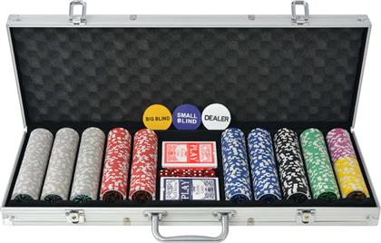 vidaXL Σετ 500 Μάρκες Poker 11.5gr σε Βαλίτσα με 2 Τράπουλες από το Public