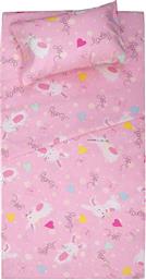 Viopros Βαμβακερό Πάπλωμα Κούνιας Τζέιμι 120x160cm Pink