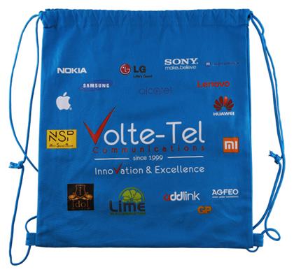Volte-Tel Unisex Αθλητική Τσάντα Πλάτης για το Γυμναστήριο Μπλε