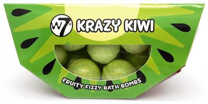 Άλατα Μπάνιου Bath Bombs με Άρωμα Krazy Kiwi 10x10gr 100gr W7 Cosmetics από το Plus4u