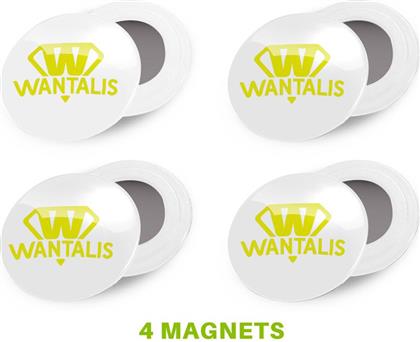Wantalis Magnet Clip X 4 White