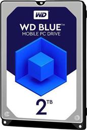 Western Digital Blue 2TB HDD Σκληρός Δίσκος 2.5'' SATA III 5400rpm με 128MB Cache για PS4 / Laptop / Desktop