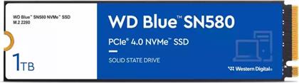 Western Digital Blue SN580 SSD 1TB M.2 NVMe PCI Express 4.0 από το e-shop