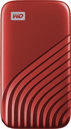 Western Digital My Passport SSD (2020) USB 3.2 / USB-C 500GB 2.5'' Κόκκινο από το e-shop