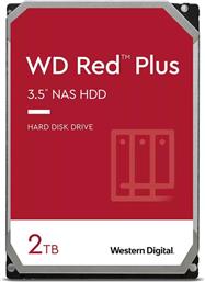 Western Digital Red 2TB HDD Σκληρός Δίσκος 3.5'' SATA III 5400rpm με 64MB Cache για NAS