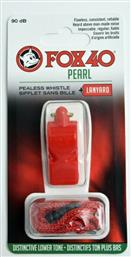 Whistle FOX 40 Pearl, string 9703-0108 red