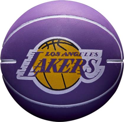 Wilson Dribbler Los Angeles Lakers Mini Μπάλα Μπάσκετ Indoor