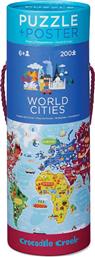 World Cities Poster Puzzle 200pcs (2874-3) Crocodile Creek
