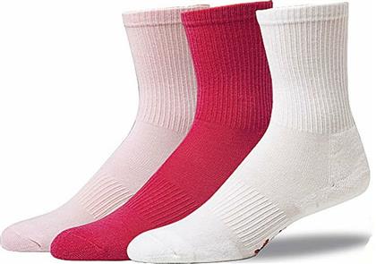 Xcode Αθλητικές Παιδικές Κάλτσες Μακριές Ροζ 3 Ζευγάρια