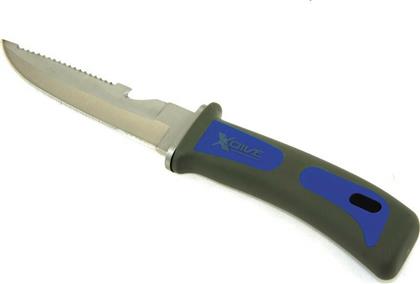XDive Taipan Μαχαίρι Κατάδυσης με Θήκη Ποδιού και Λεπίδα 11.4cm με Λεπίδα 11.4cm από το Polihome