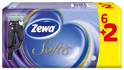 8x10 Χαρτομάντηλα Softis Classic 4 Φύλλων 22gr Zewa από το e-Fresh