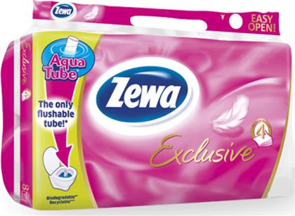 Zewa Χαρτί Υγείας Exclusive Ultra Soft 8 Ρολά 4 Φύλλων
