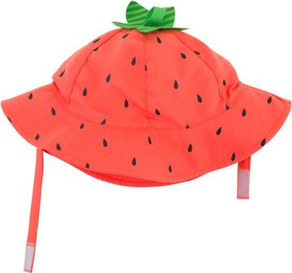Zoocchini Παιδικό Καπέλο Bucket Υφασμάτινο Αντηλιακό Φραουλίτσα Φούξια