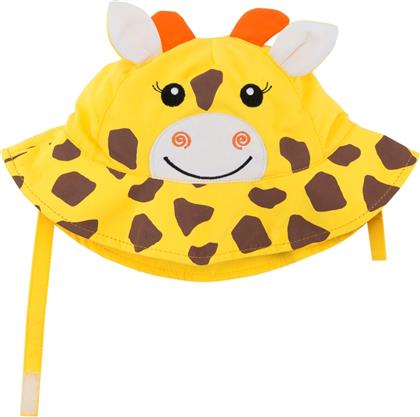 Zoocchini Παιδικό Καπέλο Bucket Υφασμάτινο Αντηλιακό Καμηλοπάρδαλη Κίτρινο από το Spitishop