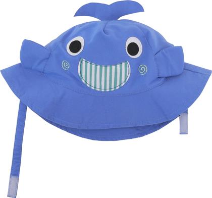 Zoocchini Παιδικό Καπέλο Bucket Υφασμάτινο Αντηλιακό Whale Μπλε