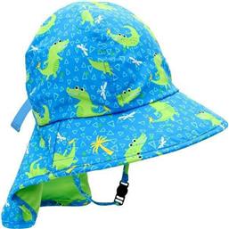 Zoocchini Παιδικό Καπέλο Υφασμάτινο Αντηλιακό Αλιγάτορας Γαλάζιο